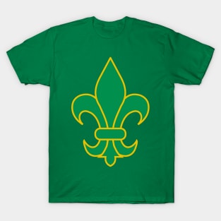 fleur de lis (green) T-Shirt